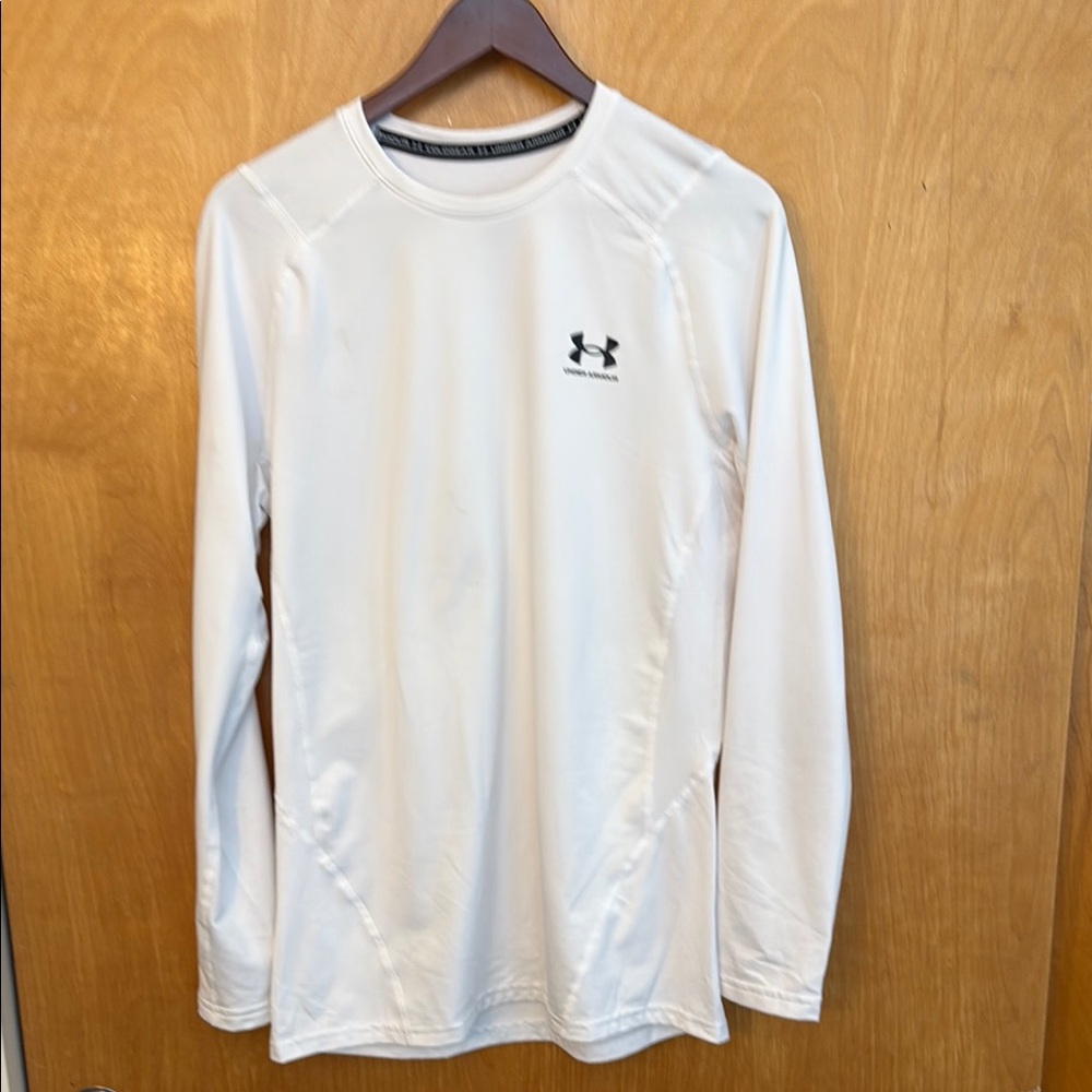 Under Armour Men's White Long Sleeve Shirt
